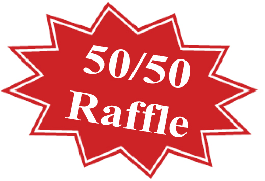 50 50 raffle icon